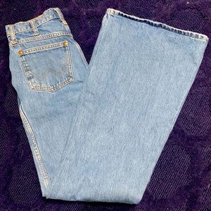 Wrangler High Rise Wanderer Flare Jeans